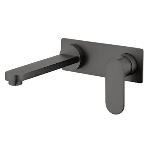 Vetto Wall Basin Mixer Gun Metal Lead Free