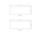 Solid Surface 1200x465x20 Cloudy Carrara Top No Hole