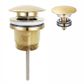 Universal Pop Up/Pullout Waste 32mm/40mm Argent Gold