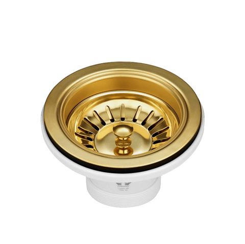 Sink Basket Waste Argent Gold