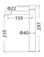 Roul Lead Free Tall Basin Mixer Chrome