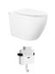 Voghera Toilet Package - WF Pan, Slim seat, R&T Delta Lowrise Cistern (Button Sold Separately)