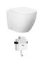 Voghera Toilet Package - WF Pan, Thick seat, R&T Delta Lowrise Cistern (Button Sold Separately)