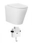 Alzano WF Hurricane Pan Slim Seat / R&T LR Inwall Cistern Set (Push Plate Sold Separately)