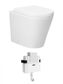 Alzano WF Hurricane Pan Thick Seat / R&T LR Inwall Cistern Set (Push Plate Sold Separately)
