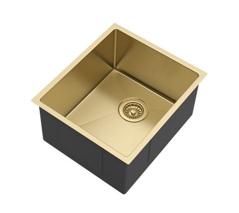 Axon Sink 39S 390x450x220 Brushed Gold