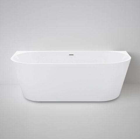 Verona 1700x800x580 Gloss White Back to Wall Bathtub OF