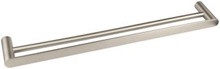 Vetto 600mm Brushed Nickel Double Towel Rail