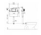 R&T Alpha Inwall Floorstanding Cistern