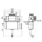 R&T Dlelta Floor Standing Low Rise Inwall Cistern