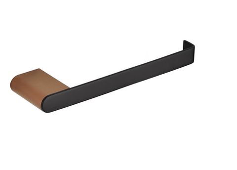 Zevio Matte Black & Rose Gold Tower Bar