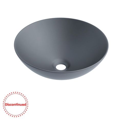 Bondi 400x400x135 Matte Grey Basin
