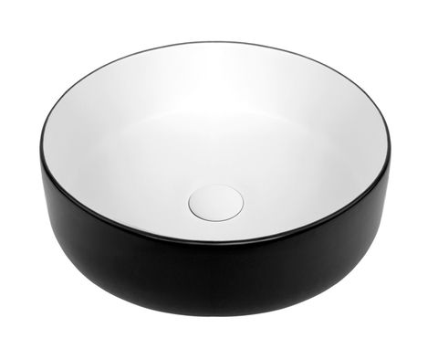 Artis 88 355x355x120 Matte Black & Gloss White Basin