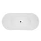 Viva 1500x750x720 Gloss White High Back Bathtub NF