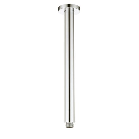 Pavia 300mm Brushed Nickel Ceiling Shower Arm Round