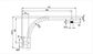 Pavia Matte Black  Gooseneck Shower Arm