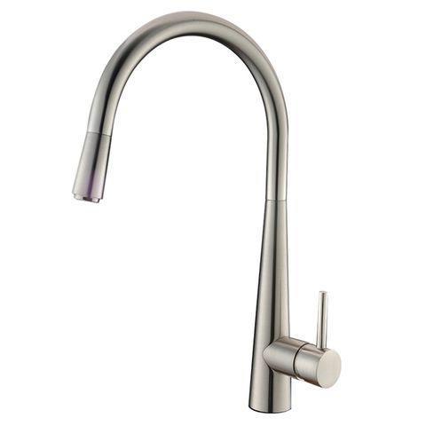 Pull Out Kitchen Mixer Brushed Nickel