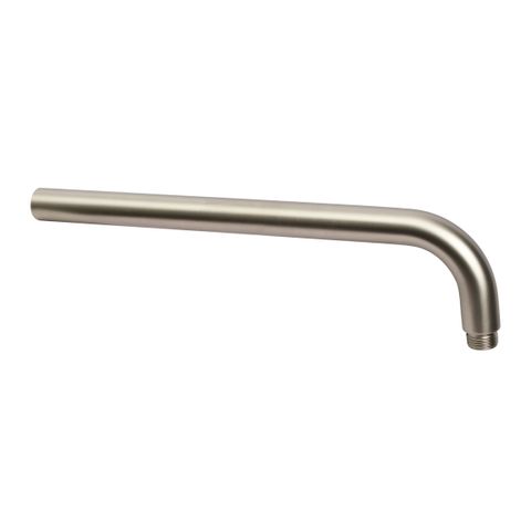 Pavia 400mm Brushed Nickel Straight Wall Arm Round