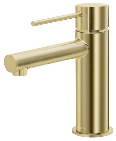 Roul Basin Mixer Brushed Gold