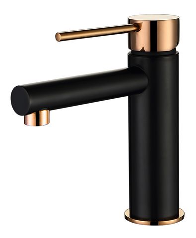 Roul Basin Mixer Matte Black & Rose Gold