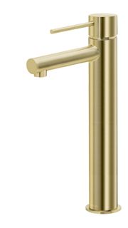 Roul Tall Basin Mixer Brushed Gold