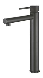 Roul Tall Basin Mixer Gun Metal