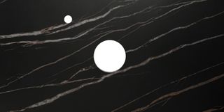 Rock Plate Stone 900x465x15 Empire Black - Above Counter 10 O'Clock Taphole