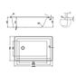 Drop In Shower Bath 1200x700x460