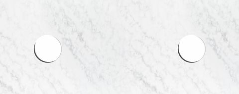 Solid Surface 1500x465x20 Cloudy Carrara Top