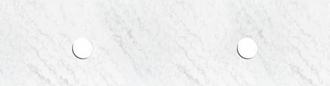 Solid Surface 1800x465x20 Cloudy Carrara Top