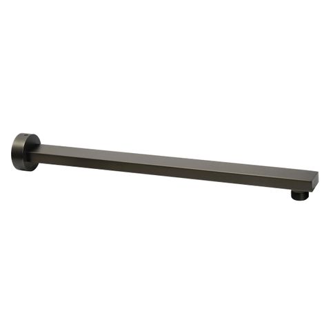 Taran 400mm Gun Metal Straight Wall Arm Square