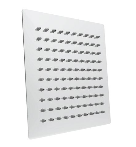 Taran 250mm Chrome Shower Head Stainless Steel Square