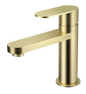 Vetto Basin Mixer Brushed Gold