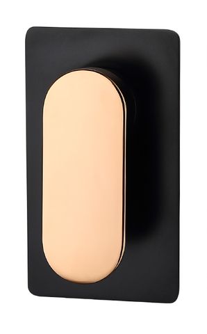 Vetto Shower Mixer Matte Black & Rose Gold