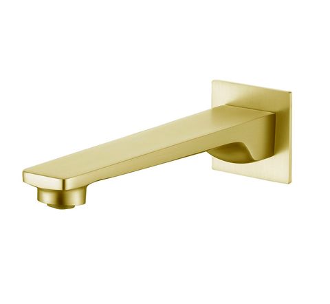 Zevio Brushed Gold Bath Spout