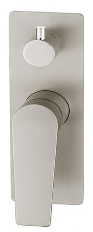 Zevio Diverter Shower Mixer Brushed Nickel