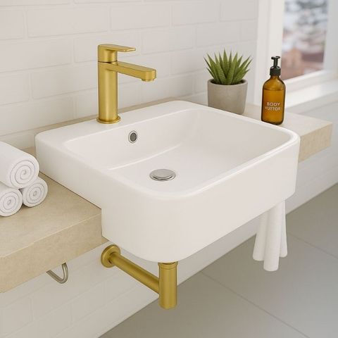 Recess Square 470x470x140 Basin