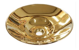 Semi Insert 410x410x110 Metallic Gold Basin