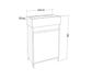 Maxio 450x320x850 Amazon Grey Cabinet with Drawer Leg (MDF)