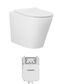 Alzano Wall Face Pan Slim Seat and Geberit Cistern only (Button Order Separately)
