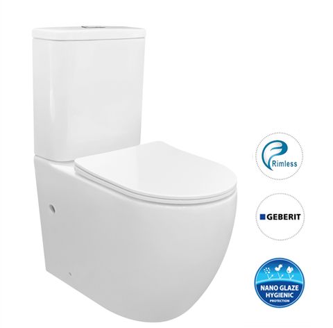 Cosenza Rimless Toilet Suite