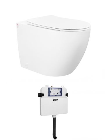 Voghera Toilet Package - WF Pan, R&T Alpha Cistern (Button Sold Separately)
