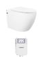 Voghera Wall face Pan Slim seat and Geberit Cistern only (Button Order Separately)