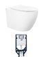 Voghera Wall Hung Pan slim seat with R&T Cistern only (Button Order Separately)