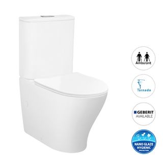 Zenitti Toilet w/Slim Seat R&T