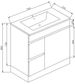 PVC Cabinet 750x360 Leg LD CT