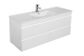 Dover 1200mm Gloss White Wall Hung Vanity with Ceramic Top
