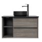 Maximo 900mm Amazon Grey Wall Hung Vanity