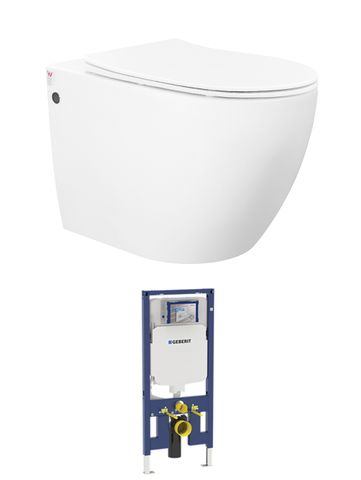 Voghera WH Pan and Geberit Cistern (Button Order Separately)