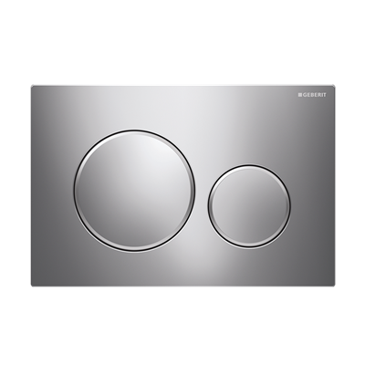 Sigma20 Dual Flush Button Round Chrome With Matt Trim